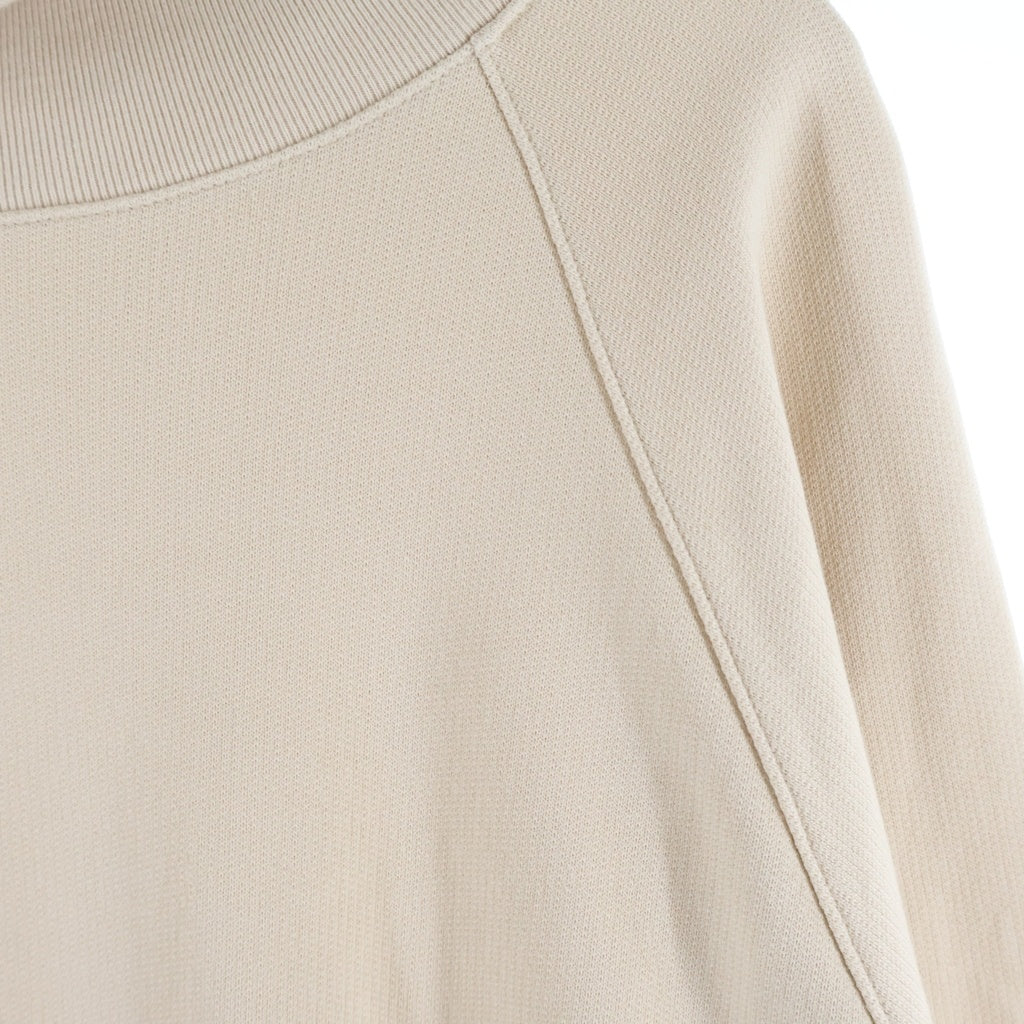 AURALEE(オーラリー) 21AW SUPER SOFT HEAVY SWEAT MOCK NECK スーパーヘビー スウェット モックネック ベージュ A21AP02GU