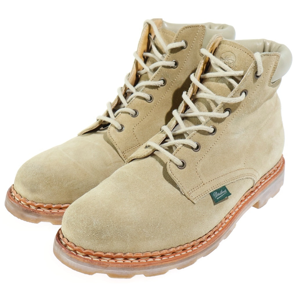 PARABOOT(パラブーツ) ×ARPENTEUR BERGERAC BOOTS ×アンペール ベルジュラック ハイカット ブーツ スエード ベージュ 65788