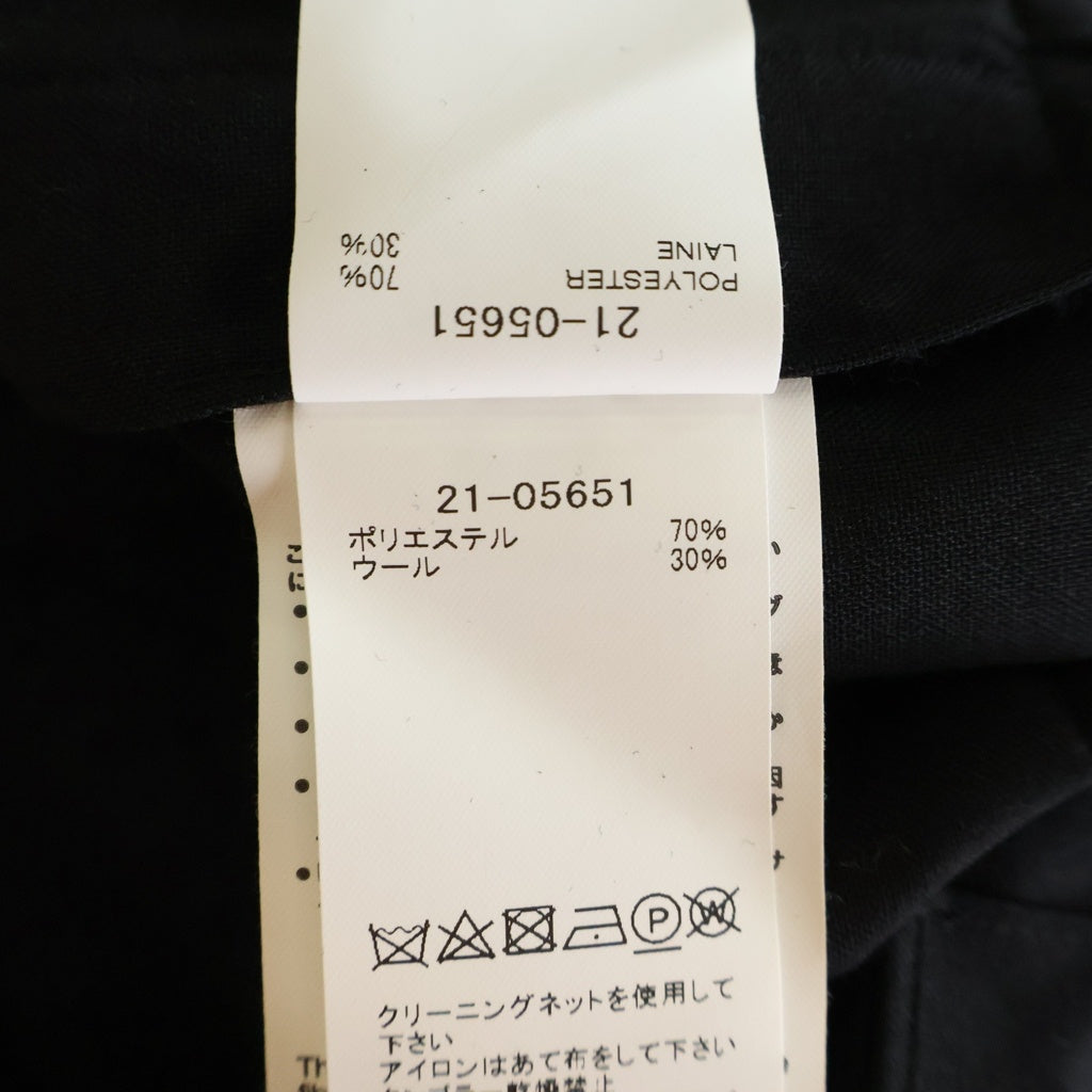 Sacai(サカイ) 21SS ZIP Suiting Skirt プリーツ ロング スカート ブラック 21ー05651 レディース