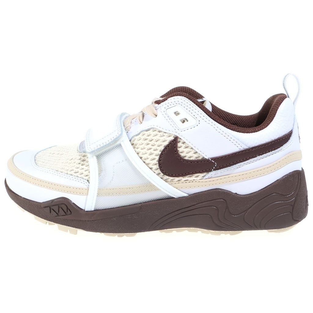 NIKE(ナイキ) ×TRAVIS SCOTT ZOOM FIELD JAXX HQ3073-100 トラヴィススコット ズーム フィールド ジャックス ローカットスニーカー ブラウン/ホワイト US8.5/26.5cm