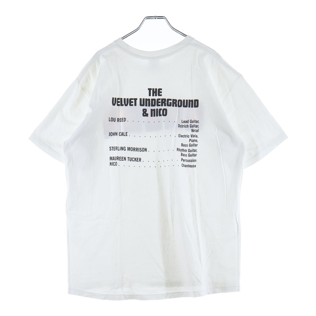 SUPREME(シュプリーム) 19AW The Velvet Underground & Nico Tee ザ ベルベット アンダーグラウンド 半袖Tシャツ カットソー ホワイト