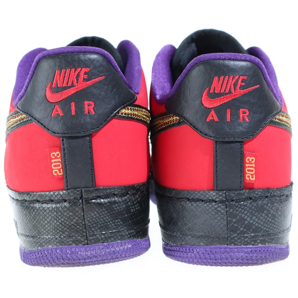 NIKE(ナイキ) AIR FORCE NRG CMFT LOW UNIVERSITY RED エア フォース 1 コンフォート イヤー オブ スネーク スニーカー US9/27.0cm 555106-600