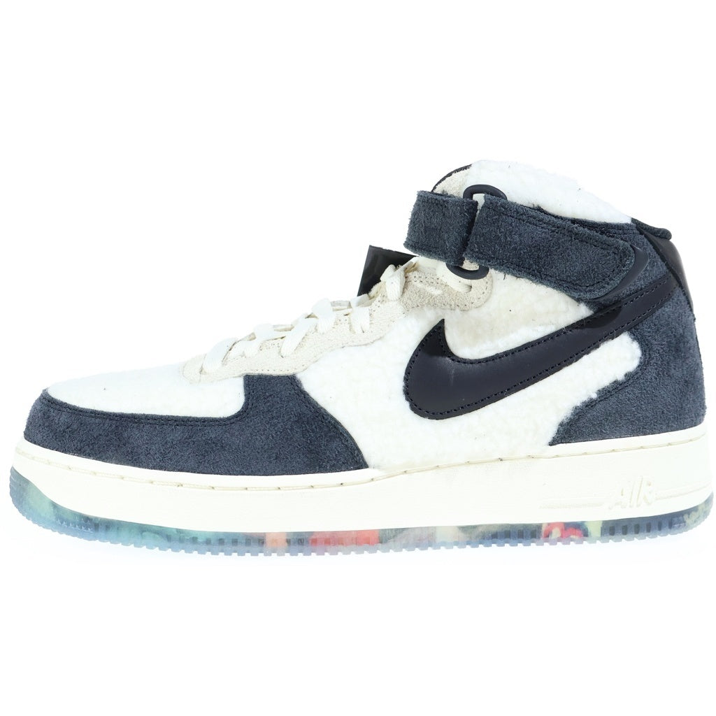 NIKE(ナイキ) AIR FORCE MID PANDA PREMIUM エア フォース 1 ミッド 07 プレミアム ココナッツミルク/ブラック-カシミア US9.5/27.5cm DO2123-113