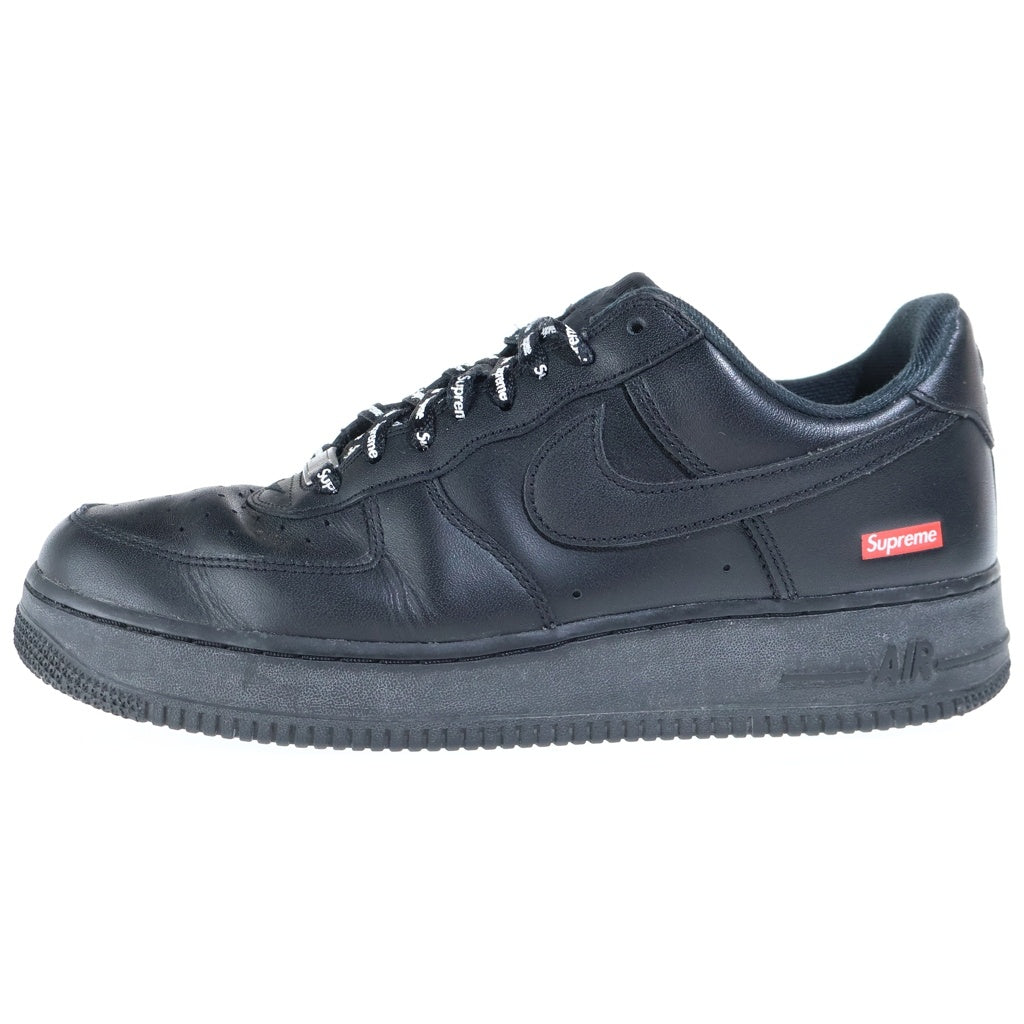 NIKE(ナイキ) ×SUPREME AIR FORCE1 シュプリーム エアフォース1 ローカットスニーカー ブラック US9.5/27.5cm CU9225-001