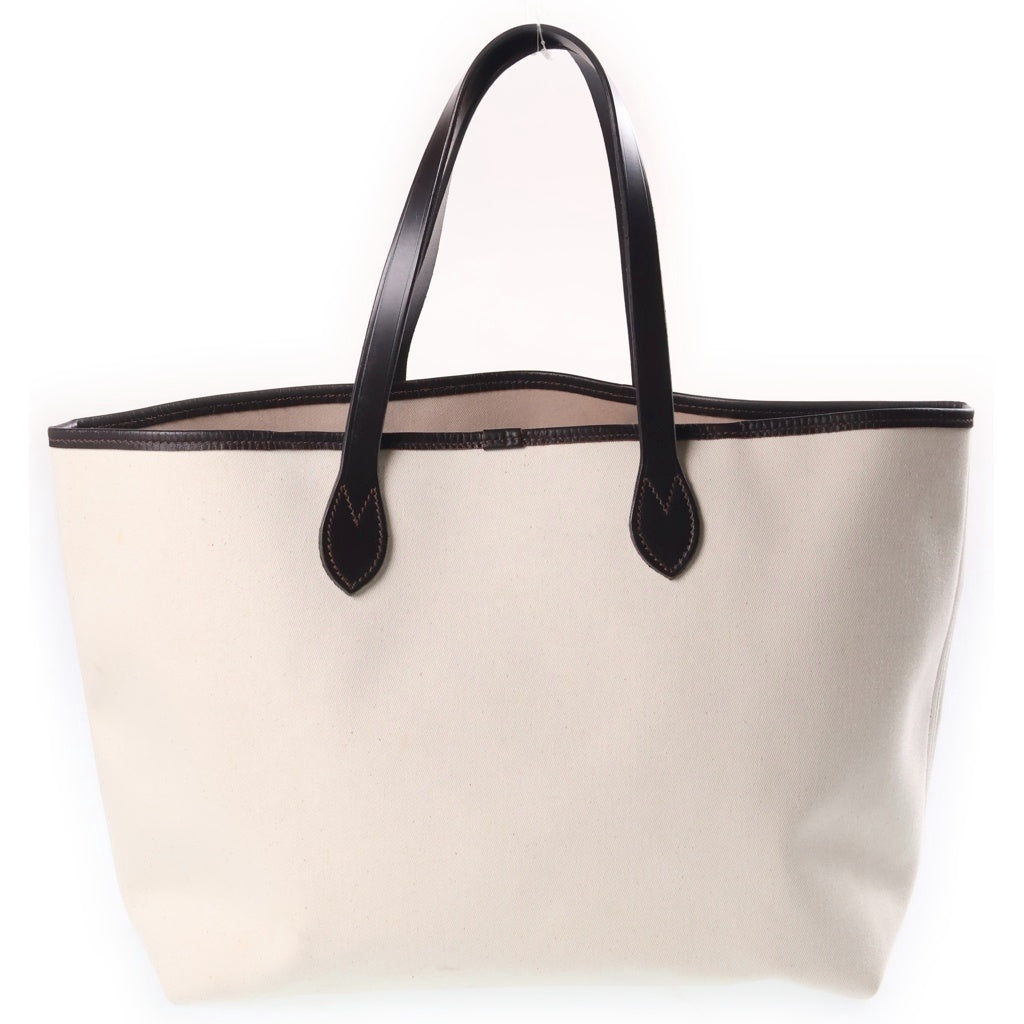 BRADY(ブレディ) CONDER コンダー ドリルドロップ トートバッグ キャンバス/レザー ナチュラル ベージュ/ブラウン レディース