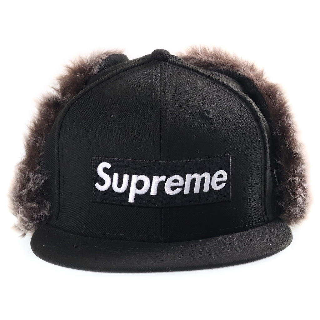 SUPREME(シュプリーム) 19AW New Era Earflap Cap ニューエラ イヤーフラップ フライトキャップ 帽子 ブラック