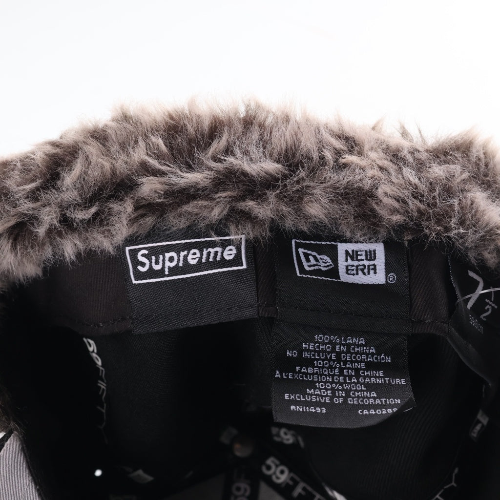 SUPREME(シュプリーム) 19AW New Era Earflap Cap ニューエラ イヤーフラップ フライトキャップ 帽子 ブラック