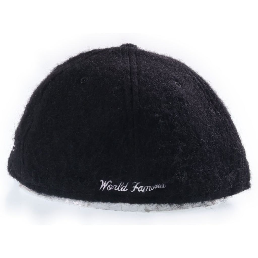 SUPREME(シュプリーム) 24AW ×New Brushed Wool Box Logo New Era Cap ニューエラ ブラッシュウールボックスロゴ キャップ 帽子 ブラック
