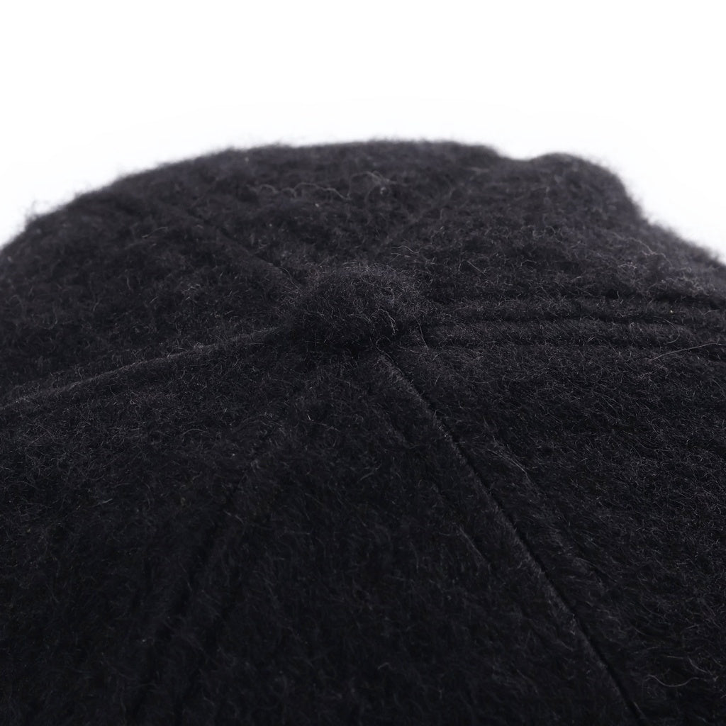 SUPREME(シュプリーム) 24AW ×New Brushed Wool Box Logo New Era Cap ニューエラ ブラッシュウールボックスロゴ キャップ 帽子 ブラック
