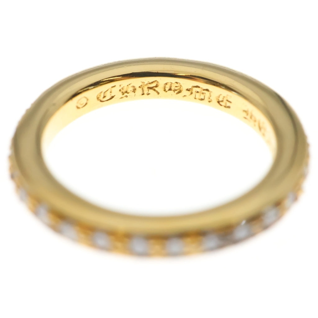 CHROME HEARTS(クロムハーツ) 22K NTFL PAVE DIA ノット トゥルー ファッキン ラブ アフターPAVEダイヤ リング ゴールド