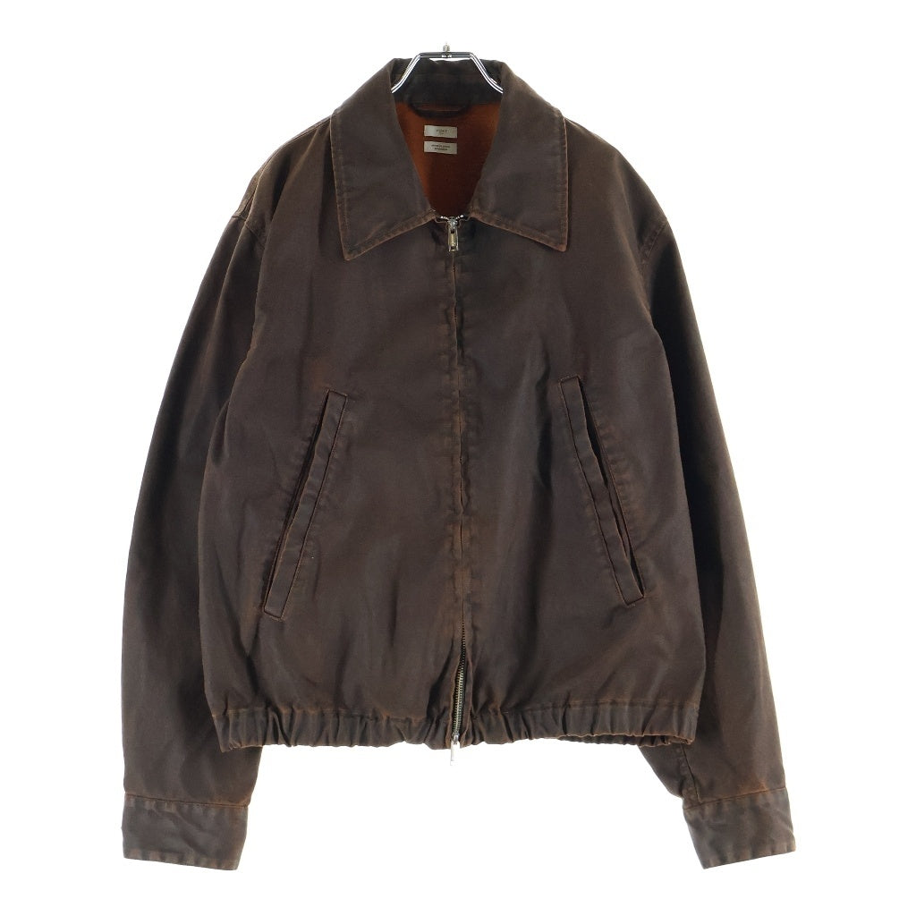 YOKE(ヨーク) 26SS Coating Cotton Drizzler Jacket コーティング コットン ジャケット ブラウン YK26SS01183B