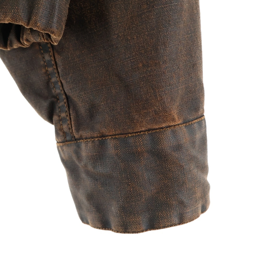 YOKE(ヨーク) 26SS Coating Cotton Drizzler Jacket コーティング コットン ジャケット ブラウン YK26SS01183B