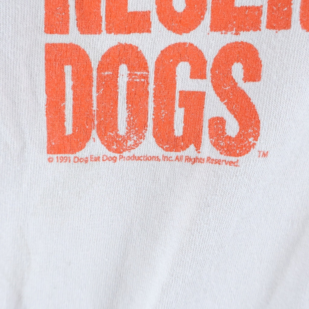VINTAGE(ヴィンテージ) 90S Reservoir Dogs レザボア ドッグス プリント 半袖シャツ グレー