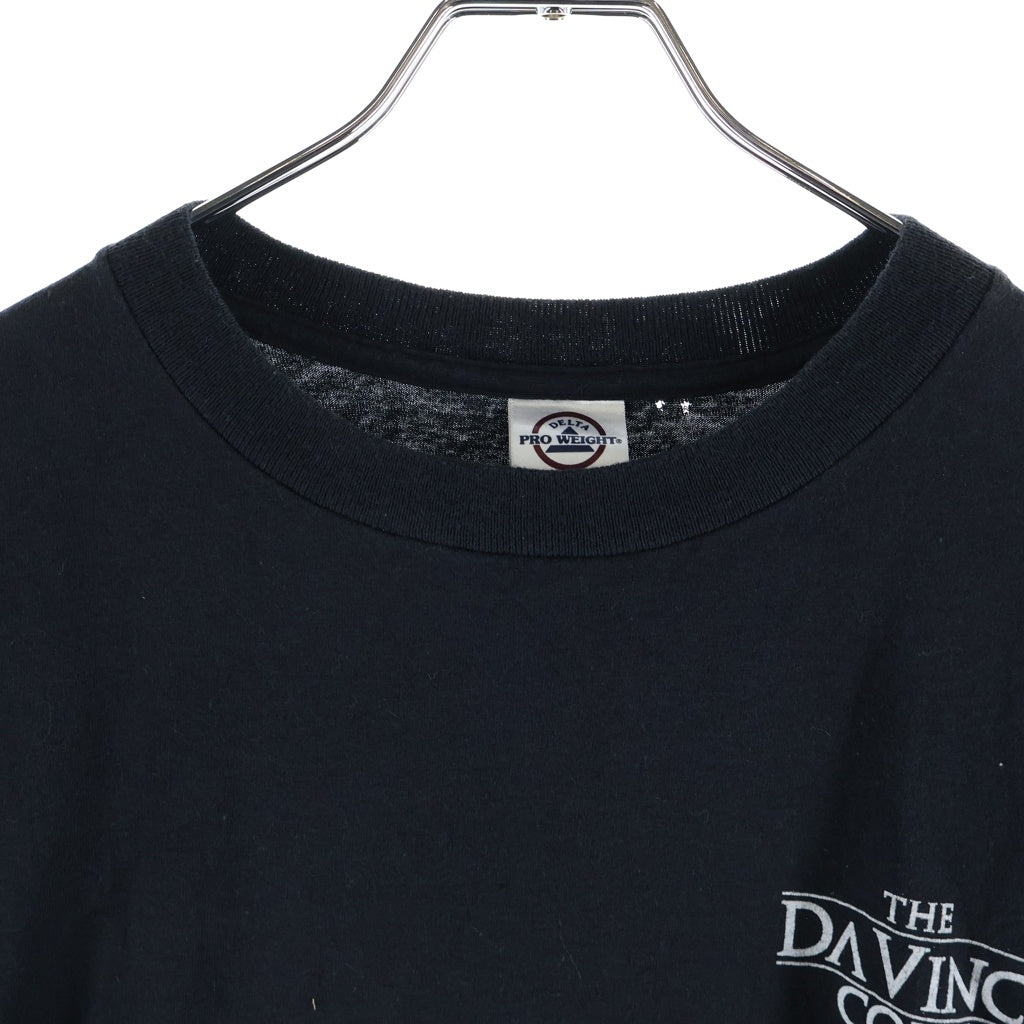 VINTAGE(ヴィンテージ) 00S THE DAVINCI CODE ダヴィンチコード プリント 半袖シャツ ブラック