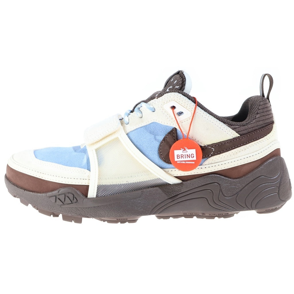 NIKE(ナイキ) ×TRAVIS SCOTT ZOOM FIELD JAXX PALE IVORY AND LECHE BLUE ローカットスニーカー US8.5/26.5cm HQ3072-400