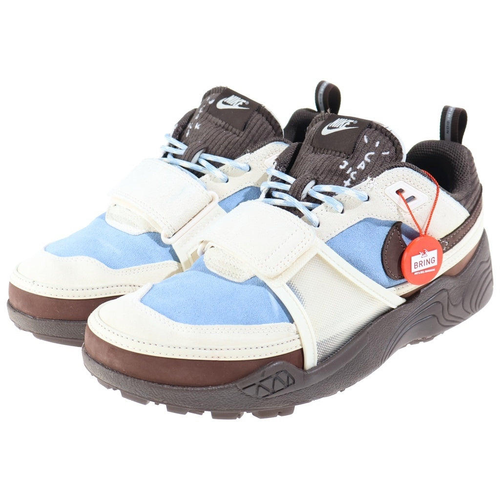 NIKE(ナイキ) ×TRAVIS SCOTT ZOOM FIELD JAXX PALE IVORY AND LECHE BLUE ローカットスニーカー US8.5/26.5cm HQ3072-400