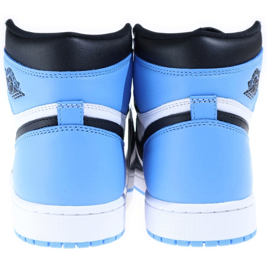 NIKE(ナイキ) AIR JORDAN 1 RETRO HIGH UNIVERSITY BLUE/UNC TOE エアジョーダン1 レトロ ハイ OG ユニバーシティブルー/UNCトゥ US9/27.0cm ブラック/ブルー DZ5485-400