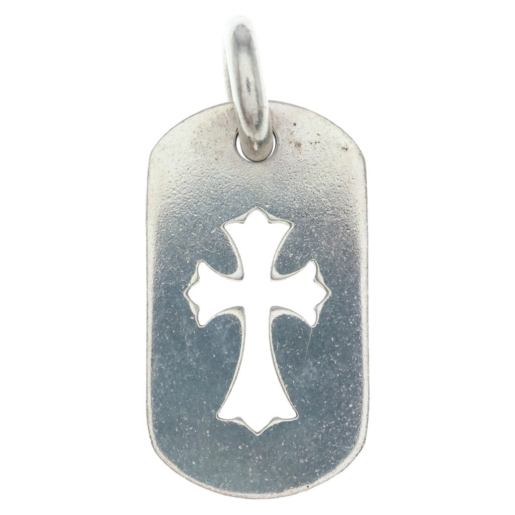 CHROME HEARTS(クロムハーツ) D TAG SML CO CRS カットアウトクロスドッグタグ スモール ペンダントトップ シルバー BCA242