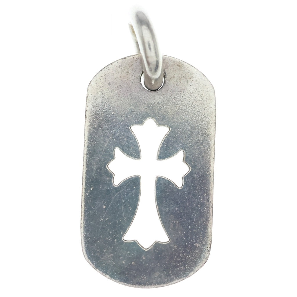 CHROME HEARTS(クロムハーツ) D TAG SML CO CRS カットアウトクロスドッグタグ スモール ペンダントトップ シルバー BCA242