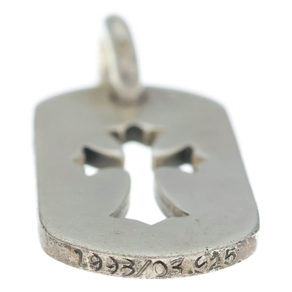 CHROME HEARTS(クロムハーツ) D TAG SML CO CRS カットアウトクロスドッグタグ スモール ペンダントトップ シルバー BCA242