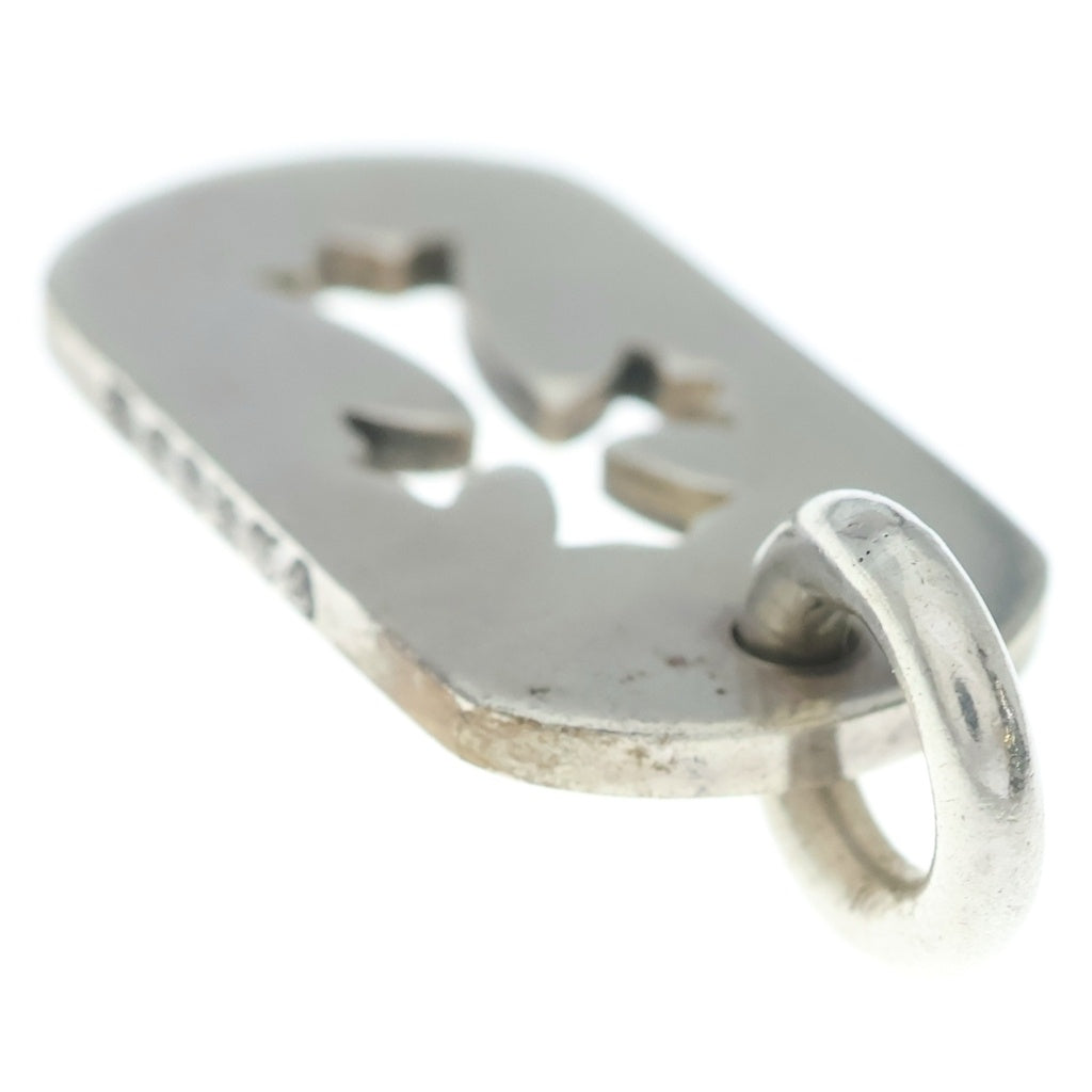 CHROME HEARTS(クロムハーツ) D TAG SML CO CRS カットアウトクロスドッグタグ スモール ペンダントトップ シルバー BCA242