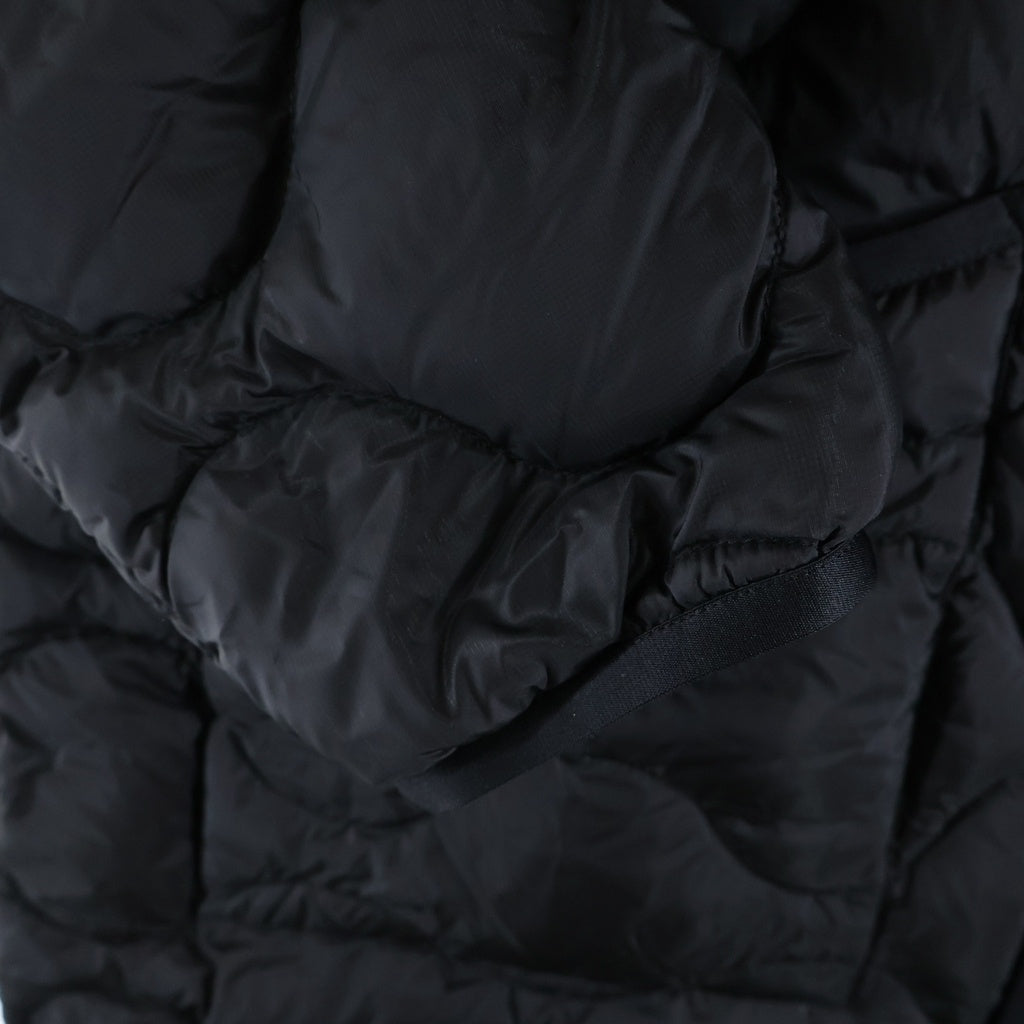 MONCLER(モンクレール) × HYKE NADELHORN GIUBBOTTO ナーデルホルン キルティング ロングダウンコート ジャケット ブラック H209K1C00001