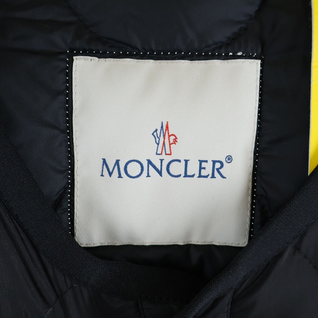 MONCLER(モンクレール) × HYKE NADELHORN GIUBBOTTO ナーデルホルン キルティング ロングダウンコート ジャケット ブラック H209K1C00001