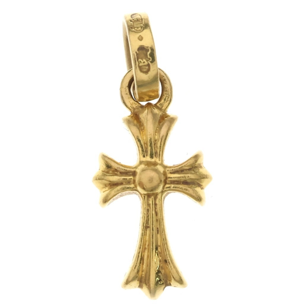 CHROME HEARTS(クロムハーツ) 22K CRS BBYFAT P/DIA ベイビーファットクロス PAVEダイヤ ペンダントトップ ゴールド BCA035