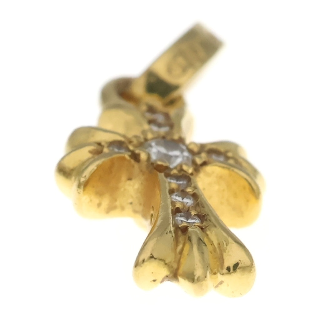 CHROME HEARTS(クロムハーツ) 22K CRS BBYFAT P/DIA ベイビーファットクロス PAVEダイヤ ペンダントトップ ゴールド BCA035