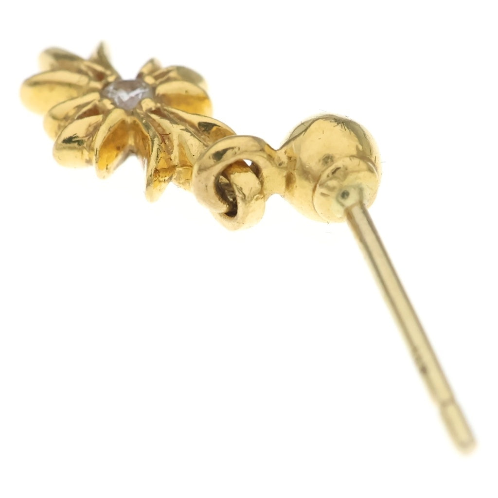 CHROME HEARTS(クロムハーツ) 22K TNY E CH PLS 1DIA タイニーE CHプラス ドロップピアス 1ダイヤ ゴールド BCA024