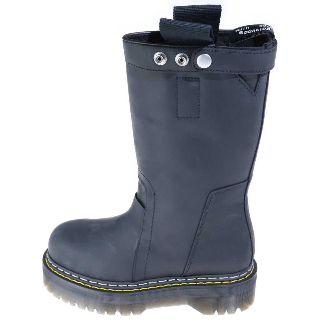 Rick Owens(リックオウエンス) ×Dr. Martens QUAD SOLE PULL ON BOOT ドクターマーチン クワッドソール プルオン ブーツ ブラック DW02F1814-4001