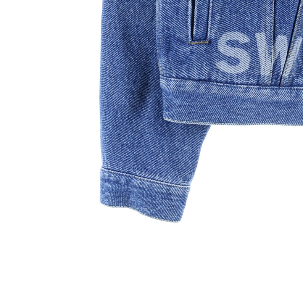 BURBERRY(バーバリー) HORSEFERRY 8028382 ホースフェリープリント デニムジャケット インディゴ