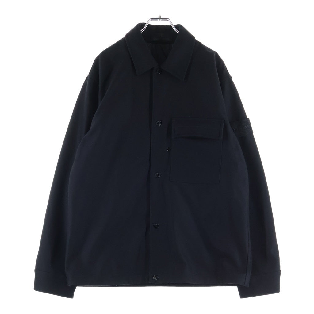 STONE ISLAND(ストーンアイランド) GHOST JACKET K2S151200028S0F24 ゴースト シャツ ジャケット 長袖 ブラック