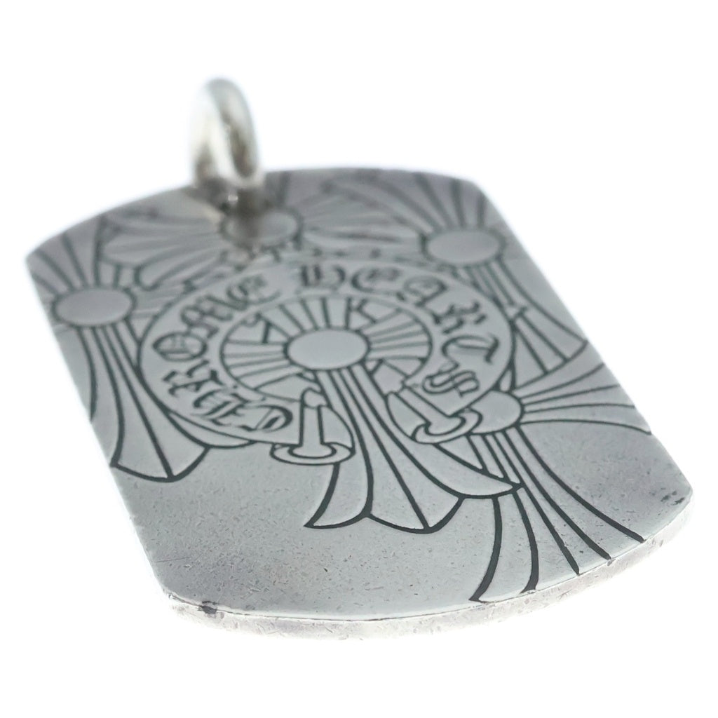CHROME HEARTS(クロムハーツ) D TAG LRG GOD BLESS ラージ ゴッドブレス ドッグタグ ペンダントトップ シルバー