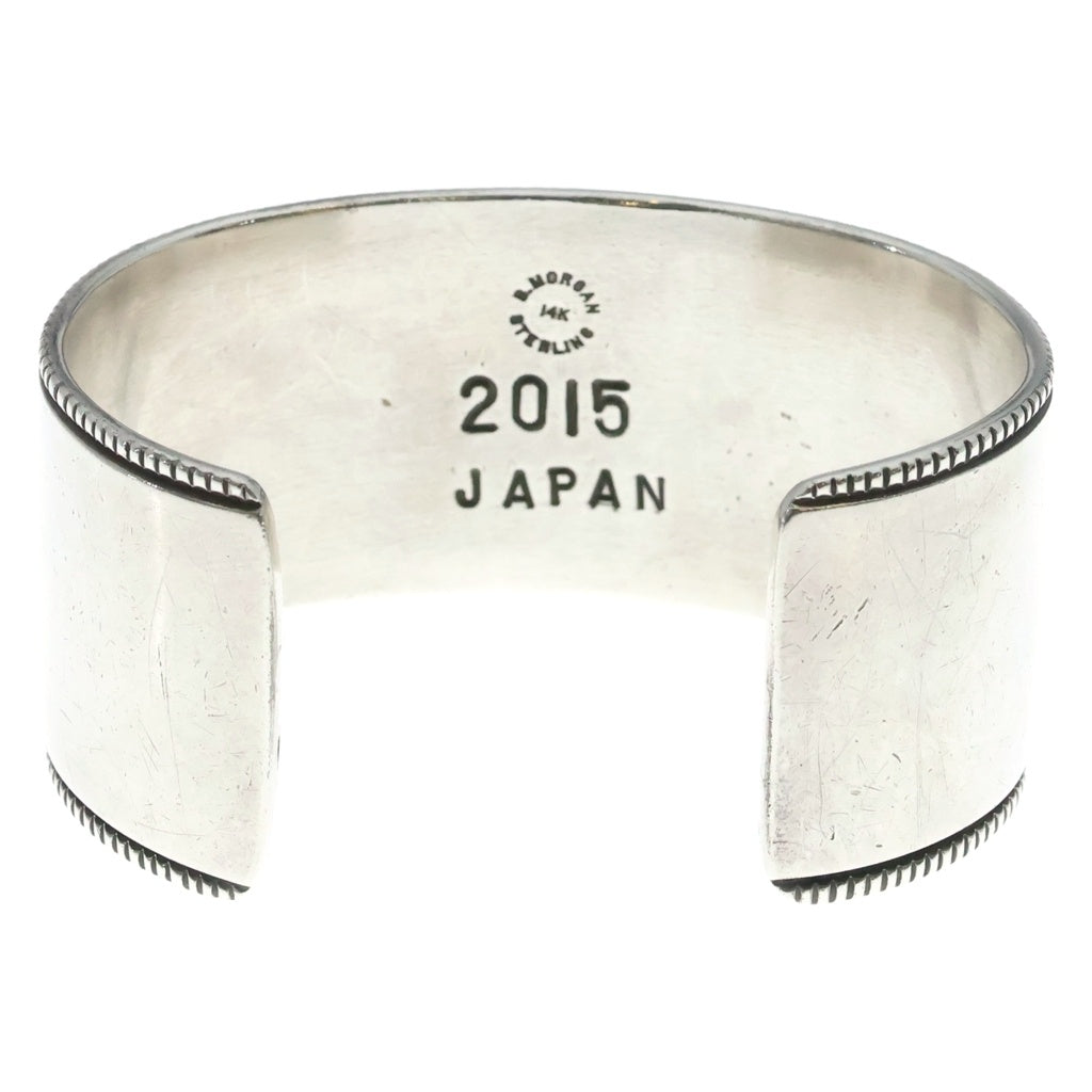 INDIAN JEWELRY(インディアンジュエリー) 【ナバホ族】 Bruce Morgan Bangle ブルース モーガン 14K バングル ブレスレット シルバー./ゴールド