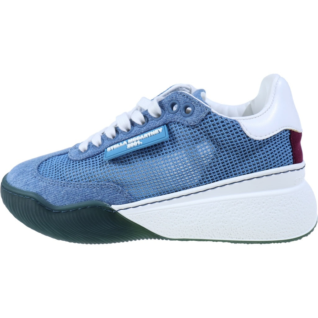 STELLA McCARTNEY(ステラマッカートニー) LOOP Square Mesh ループ スクエアメッシュ ローカット スニーカー デニム インディゴ レディース