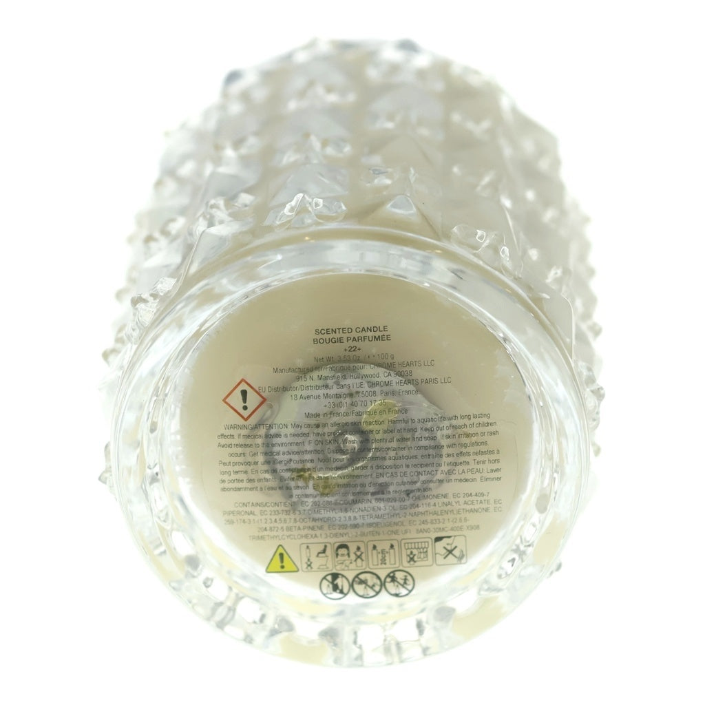 CHROME HEARTS(クロムハーツ) SCENTED CANDLE BOUGIE PARFUMEE CHプラスロゴ センティッド ブジー パルフュメ キャンドル クリア ■