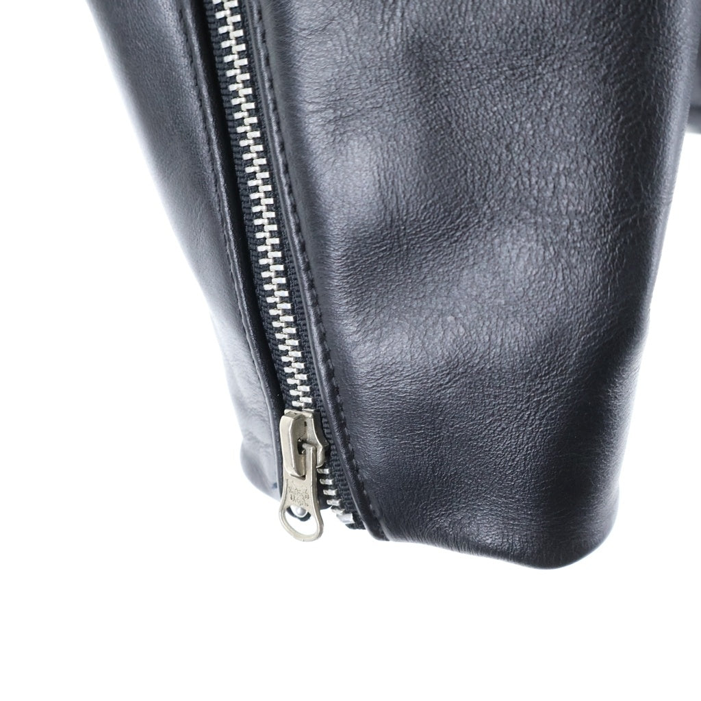 VANSON(バンソン) 9RJV DAITONA Leather Single Riders Jacket レザー デイトナ シングルライダース ジャケット ブラック/ホワイト