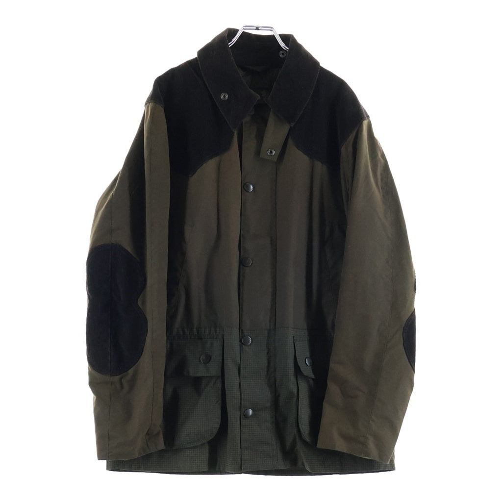 Barbour(バブアー) ビデイル エルボーパッチ コーディロイ切り替え ジャケット ブラウン MWX0392OL71