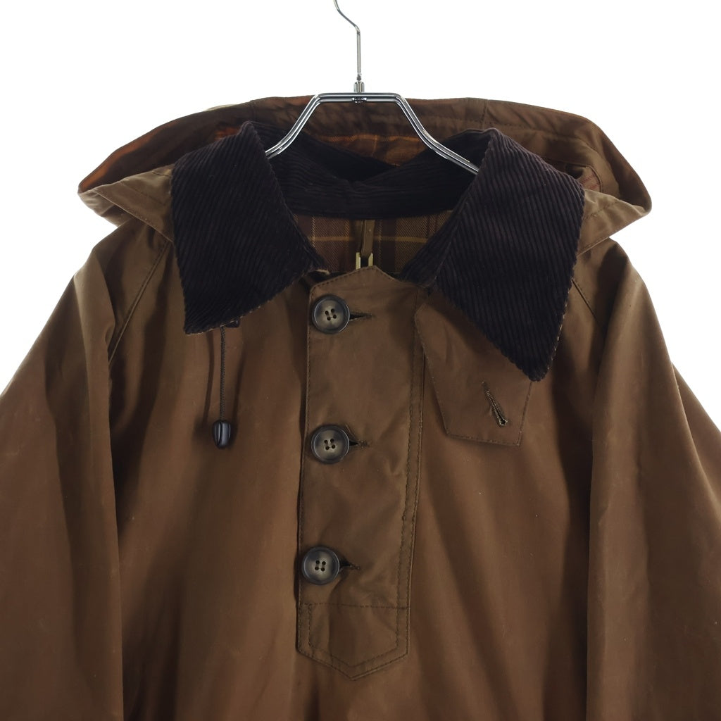 Barbour(バブアー) LONG SHORE MAN オイルドプルオーバージャケット ブラウン MWX0677BR31