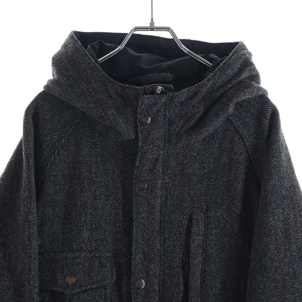 WOOLRICH(ウールリッチ) ウールヘリンボーン マウンテンパーカー グレー
