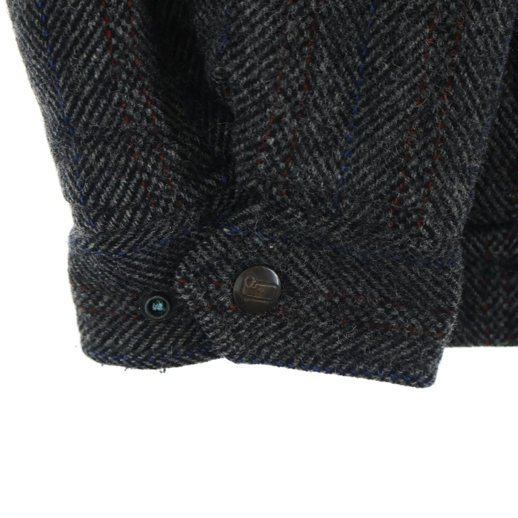 WOOLRICH(ウールリッチ) ウールヘリンボーン マウンテンパーカー グレー