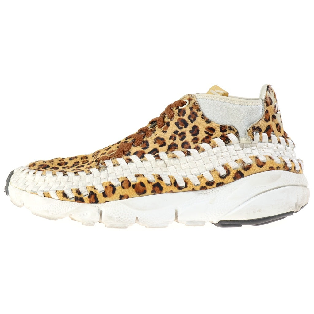 NIKE(ナイキ) 【観賞用 2011年製】AIR FOOTSCAPE WOVEN CHUKKA LEOPARD エアフットケープ ウーブン チャッカ PRM レオパード ローカットスニーカー ブラウン US9/27.0cm 446337-200