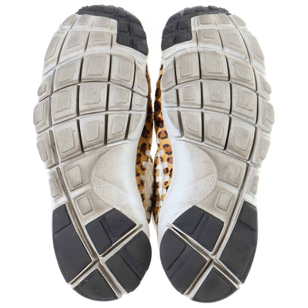 NIKE(ナイキ) 【観賞用 2011年製】AIR FOOTSCAPE WOVEN CHUKKA LEOPARD エアフットケープ ウーブン チャッカ PRM レオパード ローカットスニーカー ブラウン US9/27.0cm 446337-200