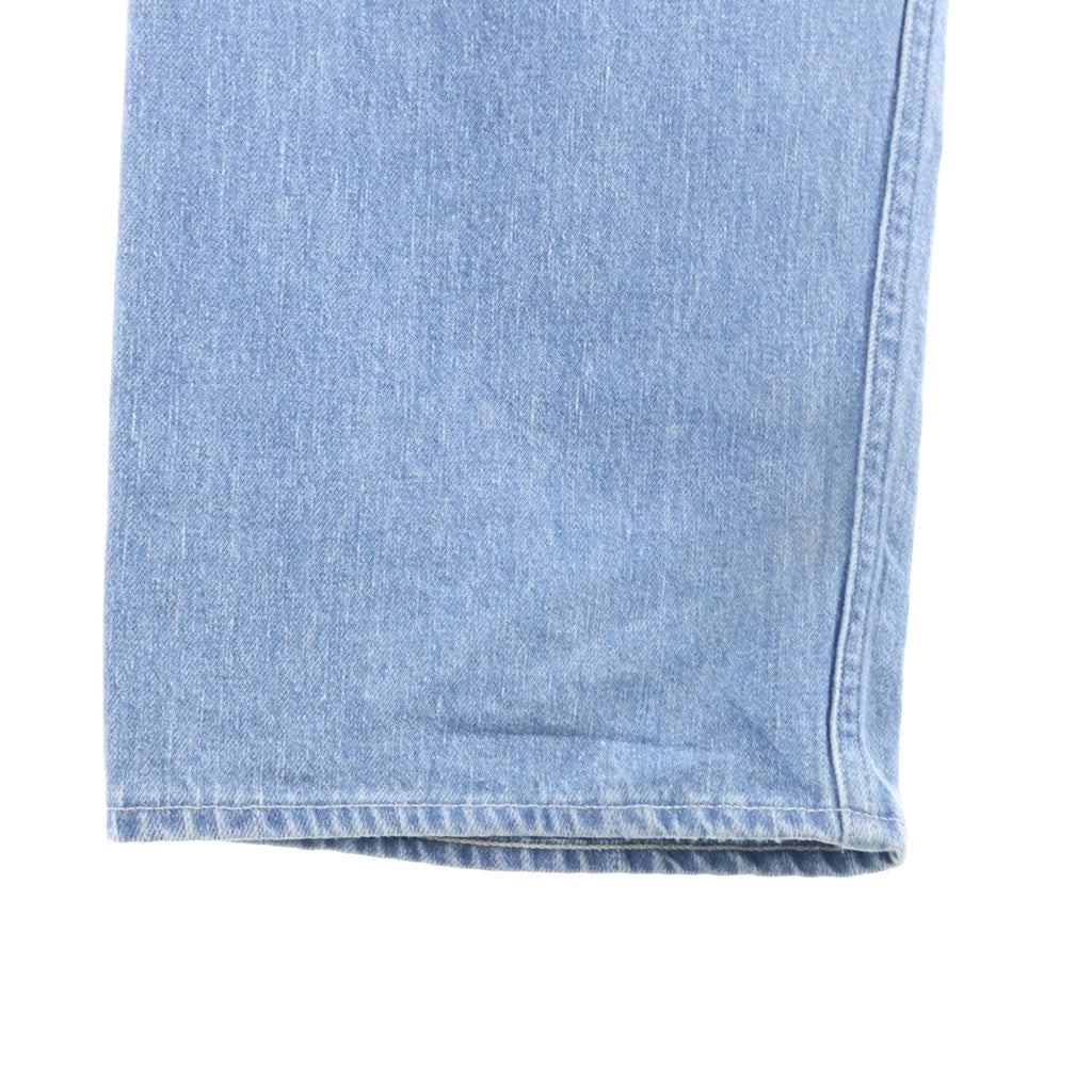 AURALEE(オーラリー) 24SS SELVEDGE FADED LIGHT DENIM WIDE PANTS A24SP07DE ボタンフライ ワイド デニムパンツ インディゴ