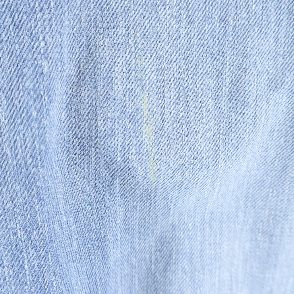 AURALEE(オーラリー) 24SS SELVEDGE FADED LIGHT DENIM WIDE PANTS A24SP07DE ボタンフライ ワイド デニムパンツ インディゴ