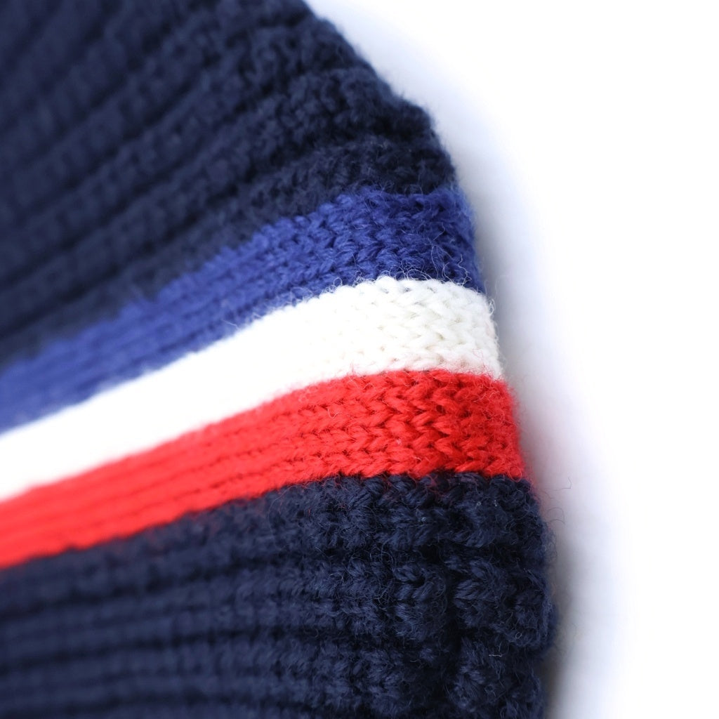 MONCLER ニット帽 黒 赤 青 ビーニー　ユニセックス　ベレットトリコット MONCLER(モンクレール) BERRETTO TRICOT ニットキャップ 帽子 ウール