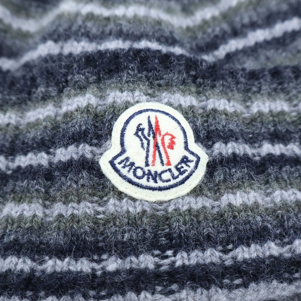 MONCLER(モンクレール) BERRETTO ニットキャップ 帽子 ウール グレー