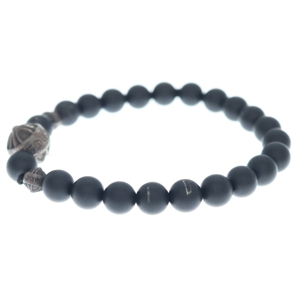 CHROME HEARTS(クロムハーツ) ビーズブレス BEAD 8mm ビーズブレスレット マットオニキス ブラック