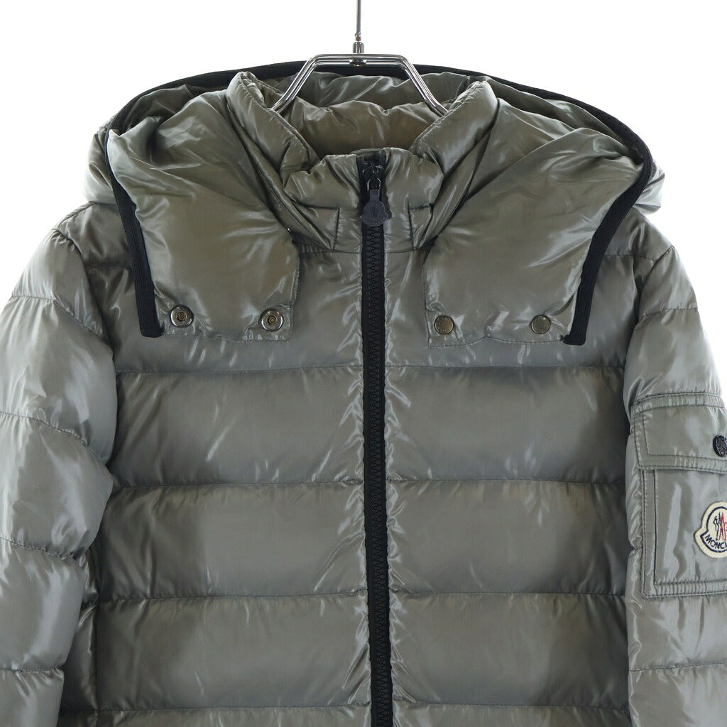 MONCLER(モンクレール) 18AW GIUBBOTTO MOKA モカ ナイロン フーデッド ダウンコート ジャケット グレー レディース D29544990005